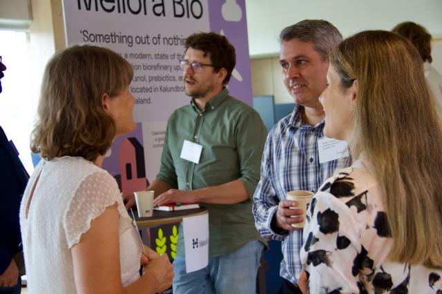 Networking and exchanging ideas