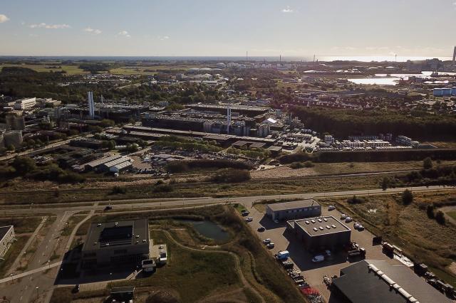 View of Kalundborg industry