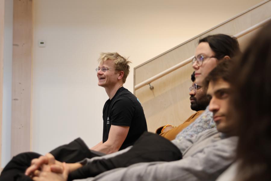 Lucas in the audience